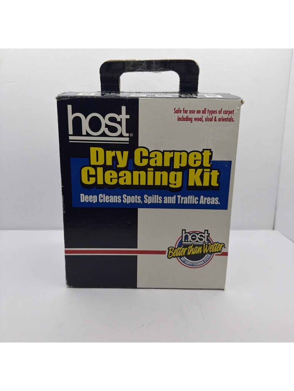 HOST Dry Carpet & Rug Cleaning Kit Shaker, 8oz Spot Remover W/O Brush